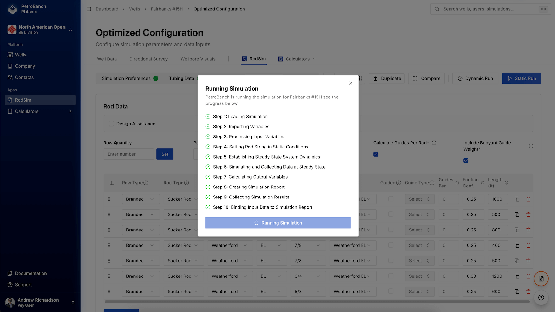 Performant Simulation Engine